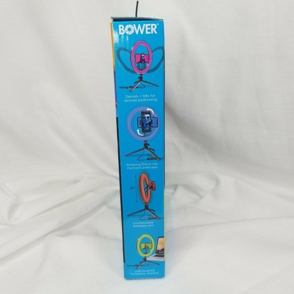 10" RGB Selfie Ring Light Studio Kit with Special Effects new in box - Picture 9 of 11